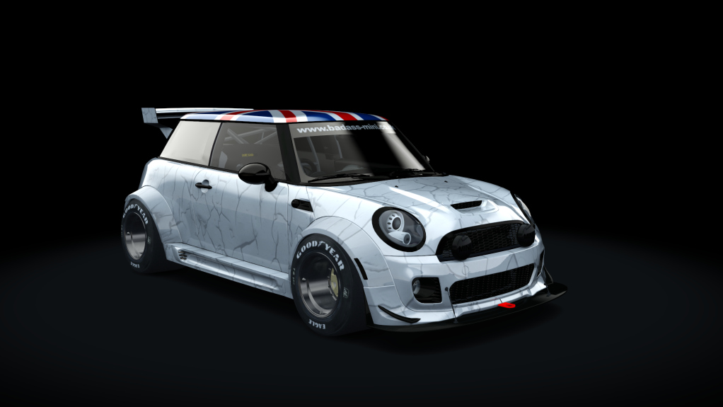 Mini Custom Race Works, skin white