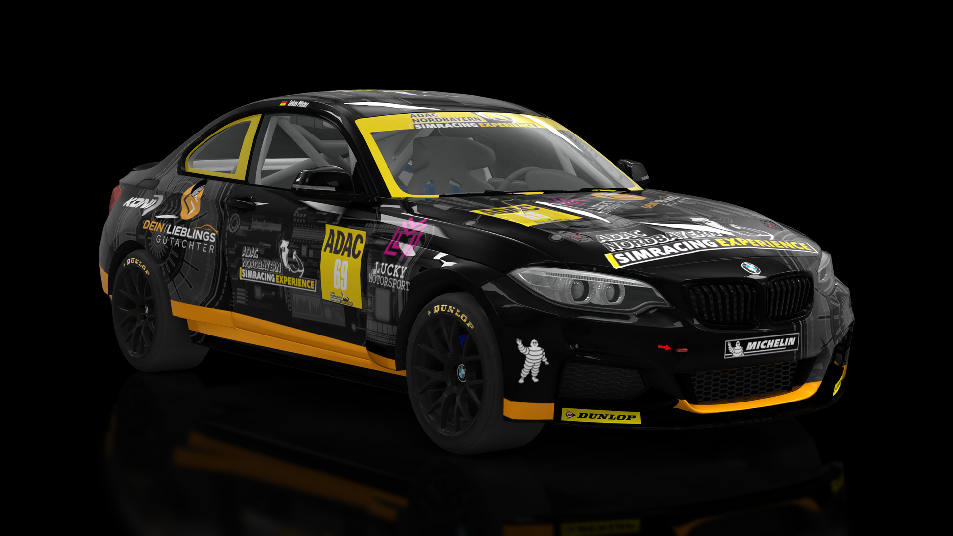 NB BMW M235i Racing, skin adac_nbwe_69_lp