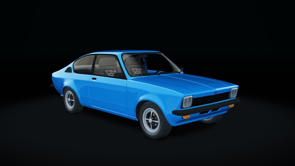 Opel Kadett, skin Azurblau