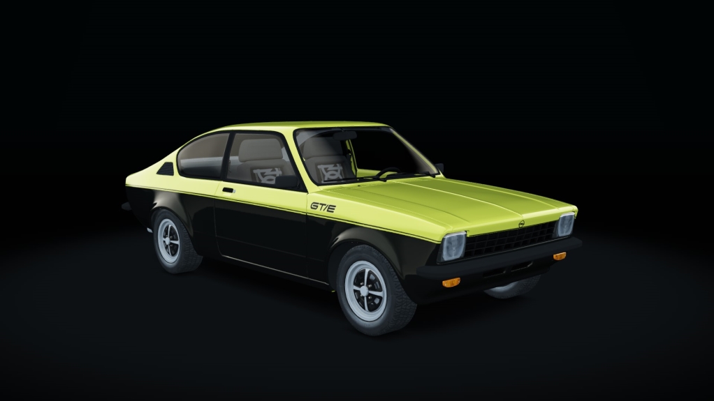 Opel Kadett, skin BlackYellow