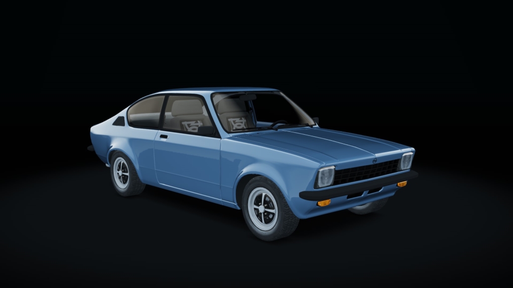 Opel Kadett, skin Saphirblau