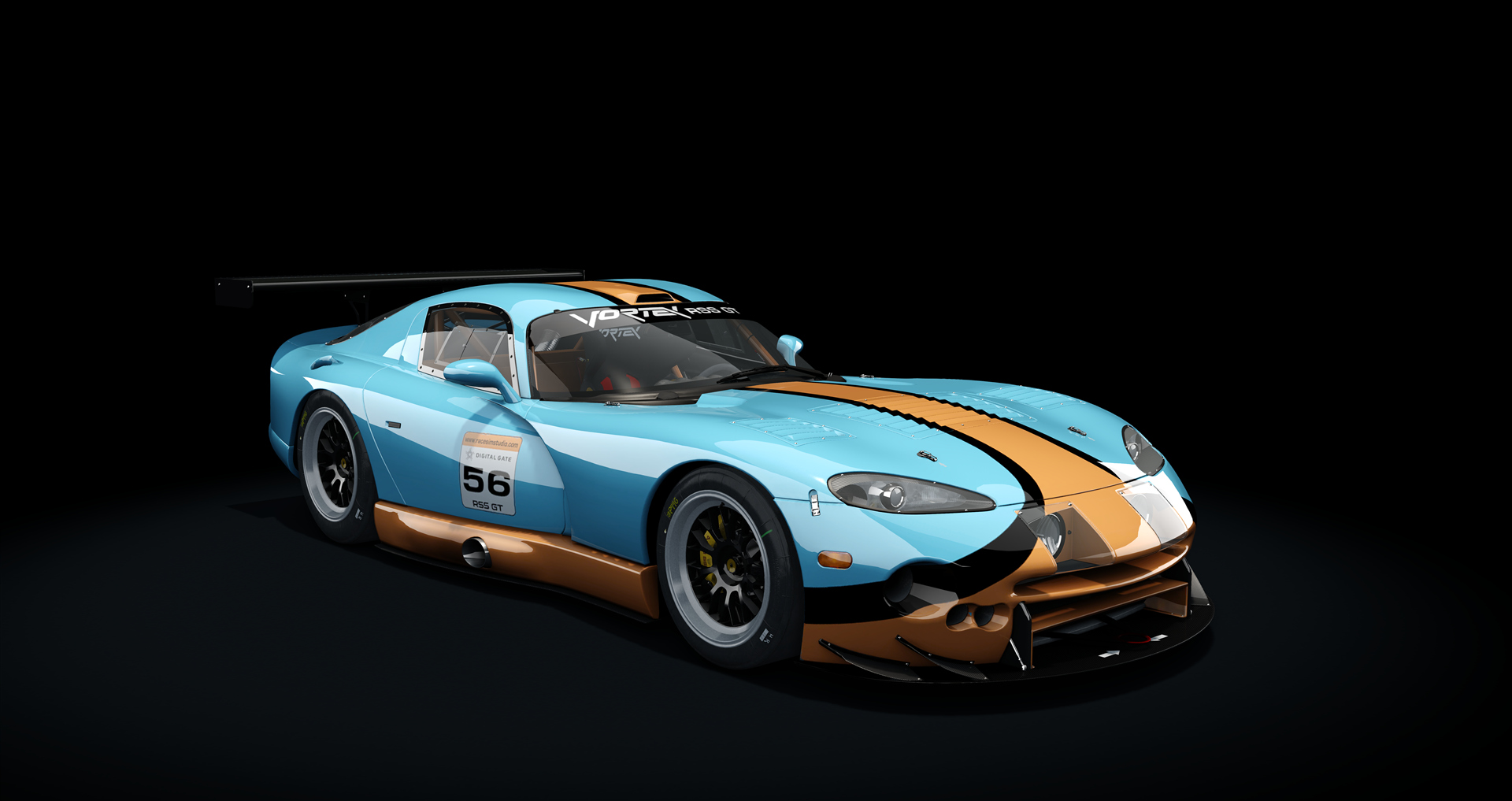 GT Vortex v10, skin blue_orange