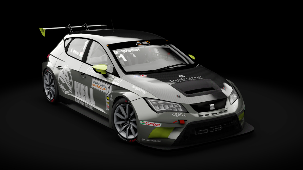 Seat Leon EuroCup, skin 1_WEBER