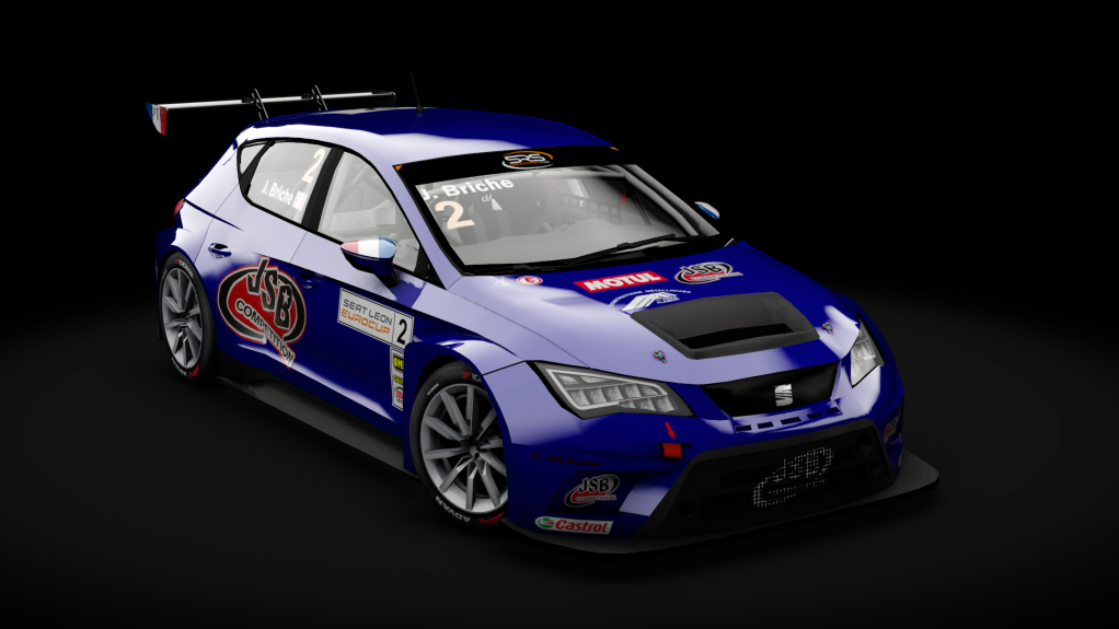 Seat Leon EuroCup, skin 2_BRICHE_BLUE