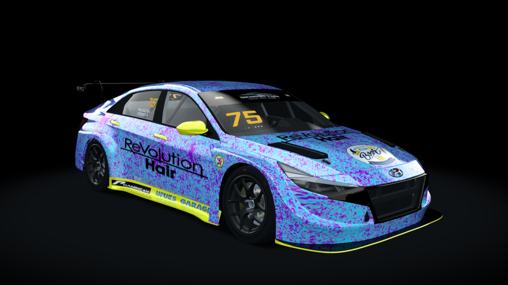 Hyundai Elantra N TCR, skin 75_muldursu_gelb