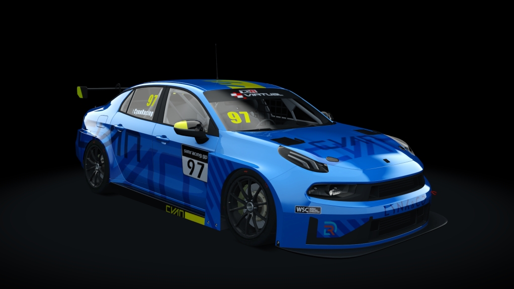 Lynk & Co 03 TCR, skin 97_Cyan_Racing