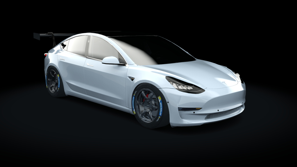 Tesla Model 3 Mountain Pass Performance MPP.R, skin pearl_white_multi_coat