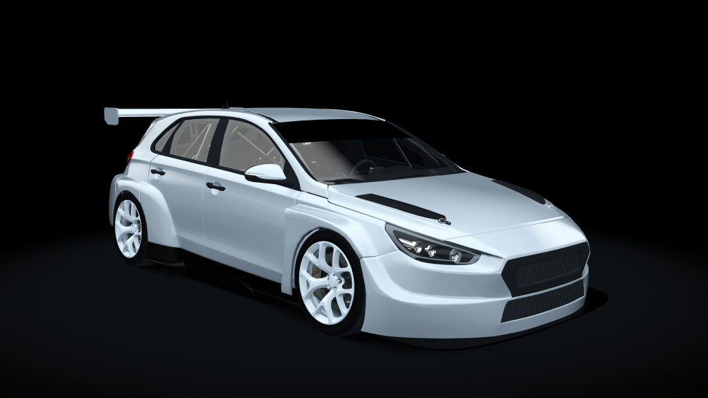 Hyundai I30 N VR3T, skin Template